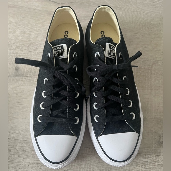 NEW Converse Chuck Taylor All Star Platform SZ 8 Black - Picture 6 of 10